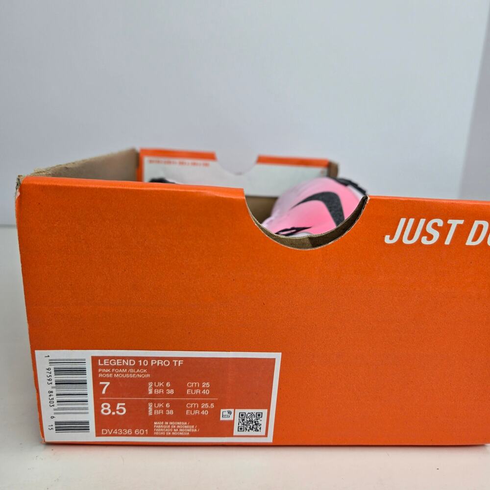 Nike Legend Pro TF Pink Foam Size 7 Men / Size 8.5 Women Soccer Shoes - Picture 8 of 8